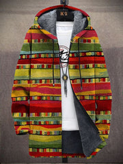 Women’s Oversized Abstract Print Knit Cardigan