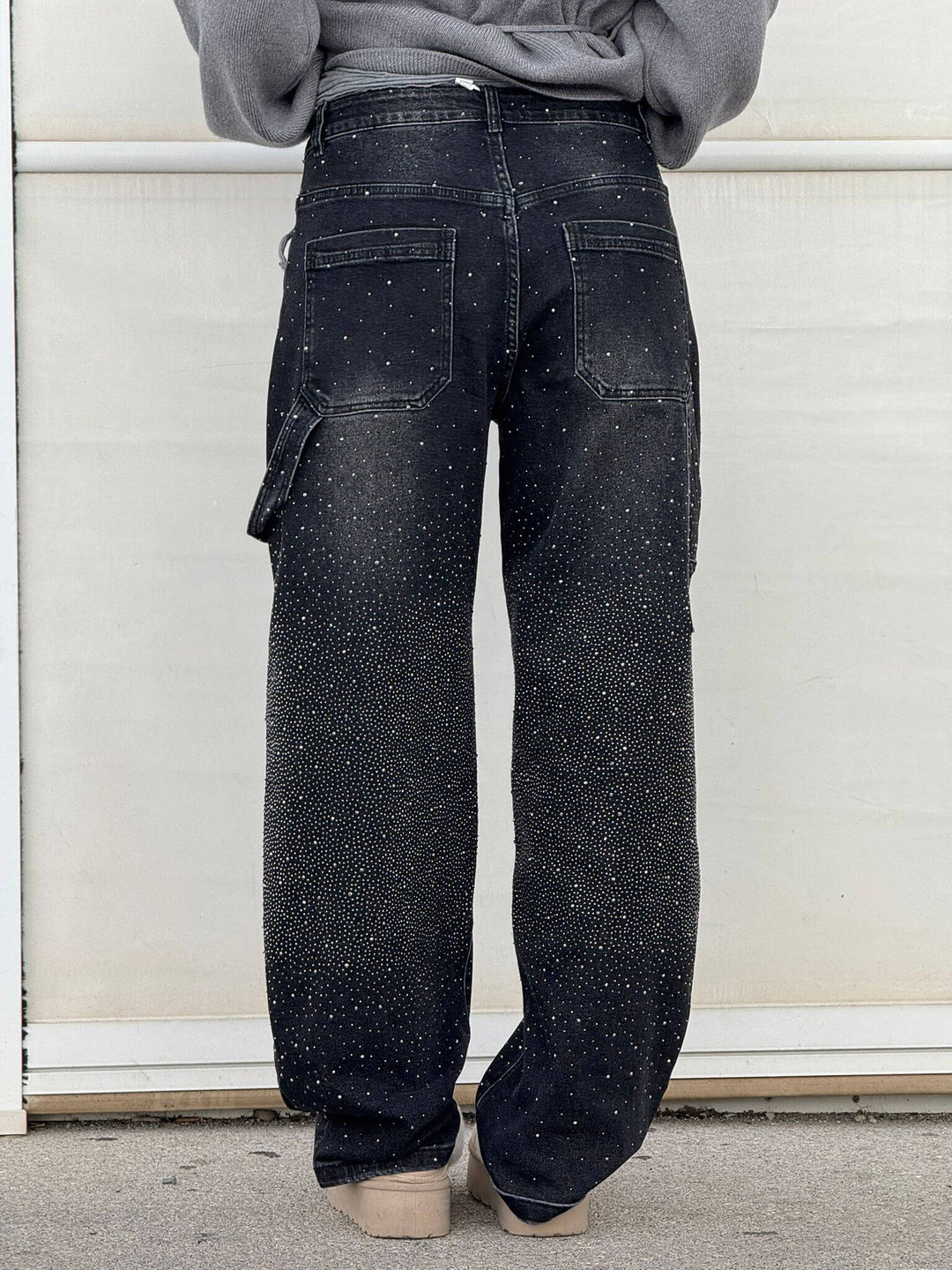 Women’s Diamond Print Straight-Leg Trousers