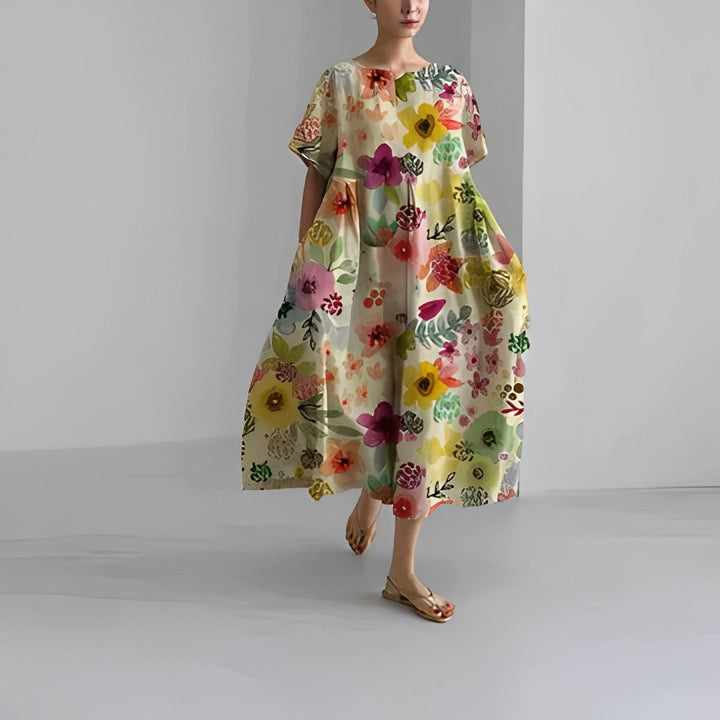 Women’s Floral Summer Maxi Dress