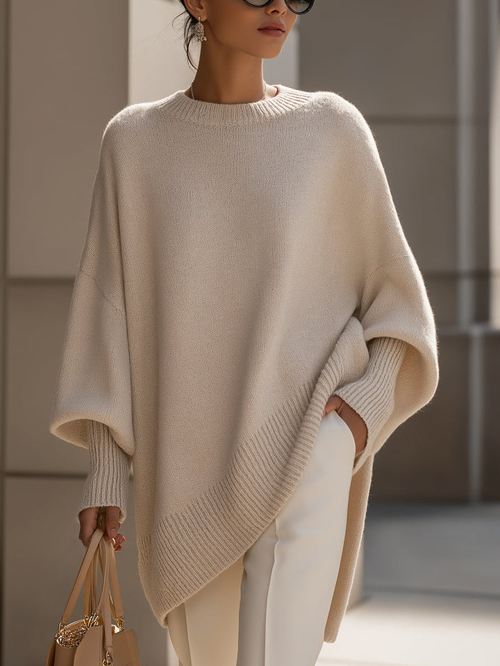 Women’s Oversized Draped Knit Sweater