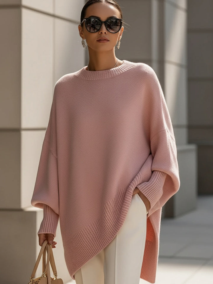 Women’s Oversized Draped Knit Sweater