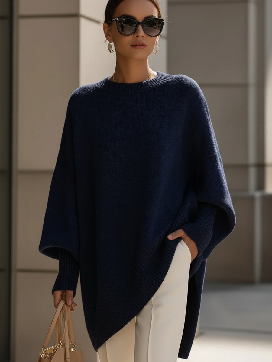 Women’s Oversized Draped Knit Sweater