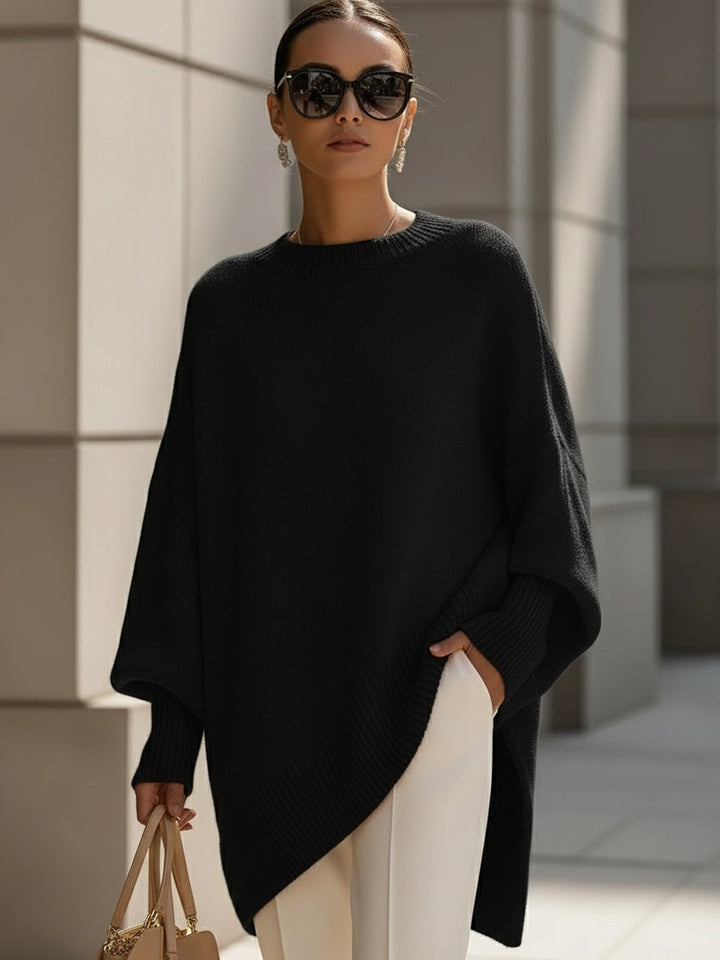 Women’s Oversized Draped Knit Sweater
