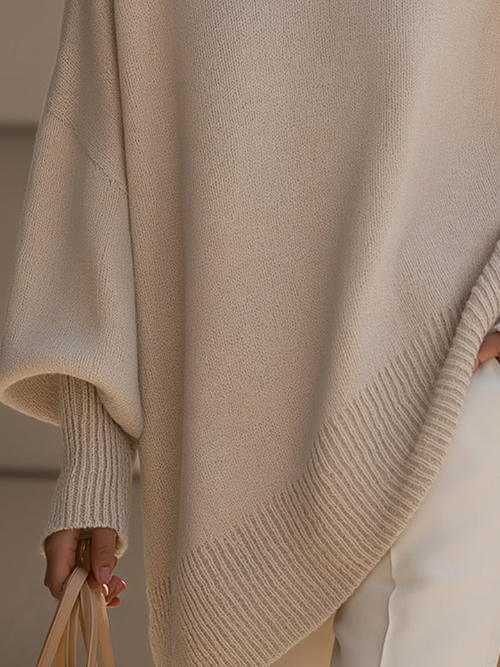 Women’s Oversized Draped Knit Sweater