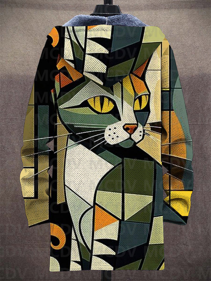 Women’s Abstract Pattern Knit Cardigan