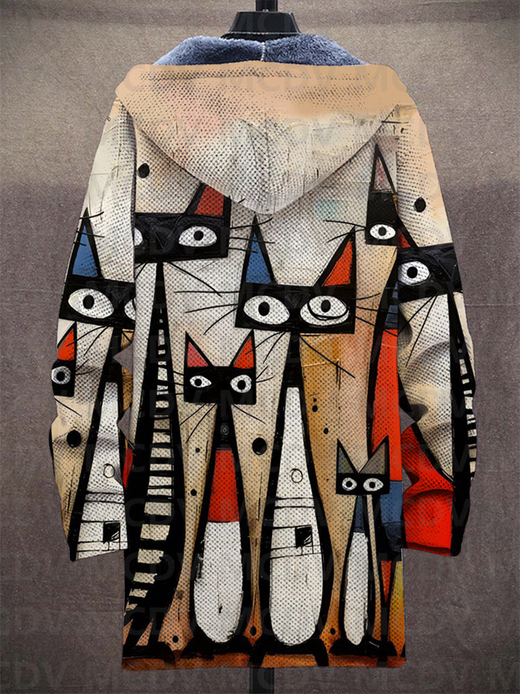Women’s Abstract Pattern Knit Cardigan
