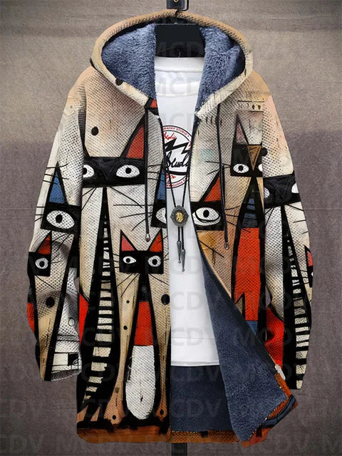 Women’s Abstract Pattern Knit Cardigan
