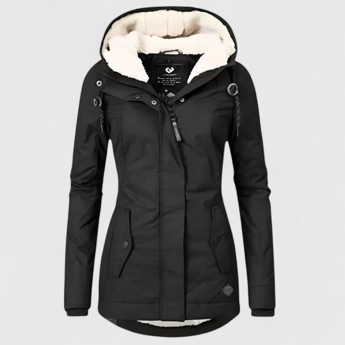 Women's Lightweight Hooded Packable Rain Jacket