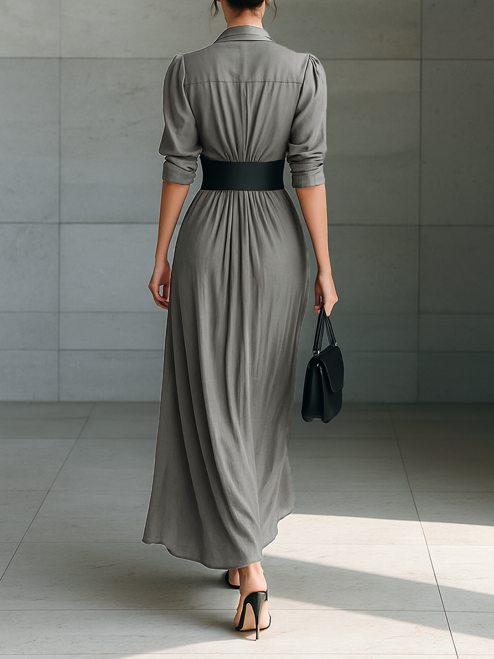 Women’s Long Pleated Dress