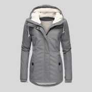 Women’s Hooded Lined Long Raincoat