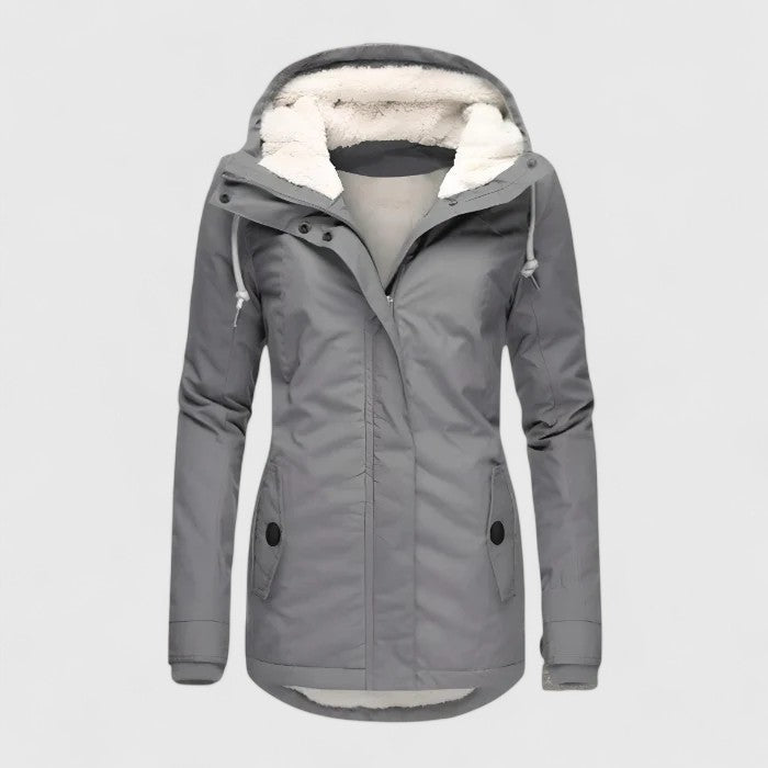 Women's Lightweight Hooded Packable Rain Jacket