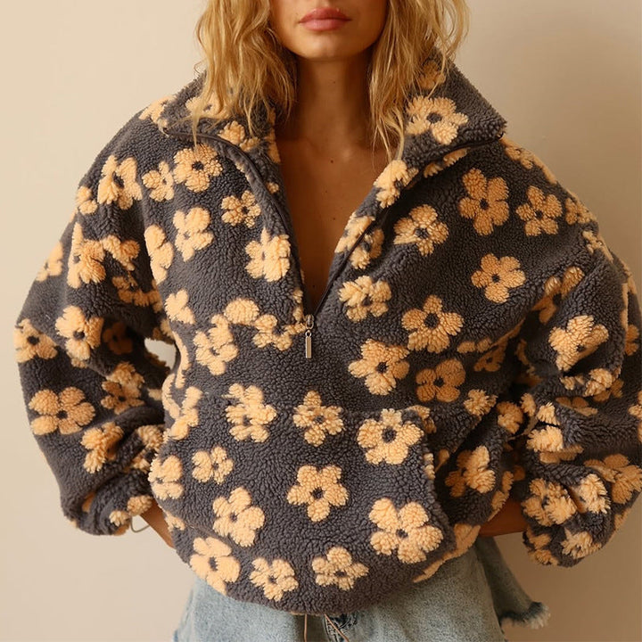 Women’s Cosy Floral Print Jumper