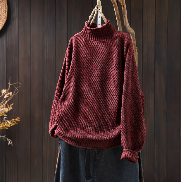 Women’s Chunky Knit Pullover Sweater