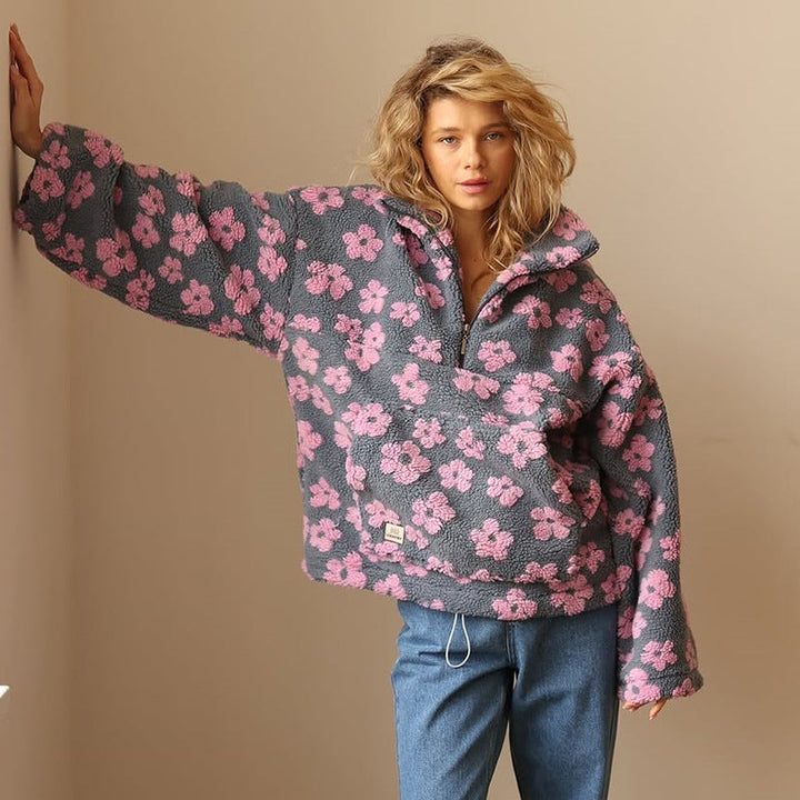 Women’s Cosy Floral Print Jumper