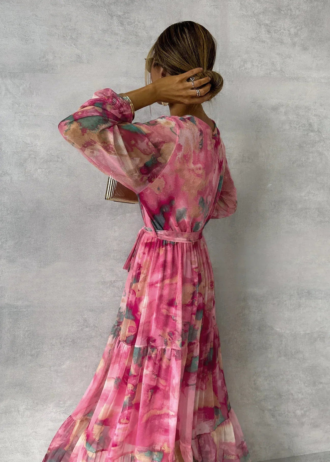 Women’s Floral Print Wrap Dress