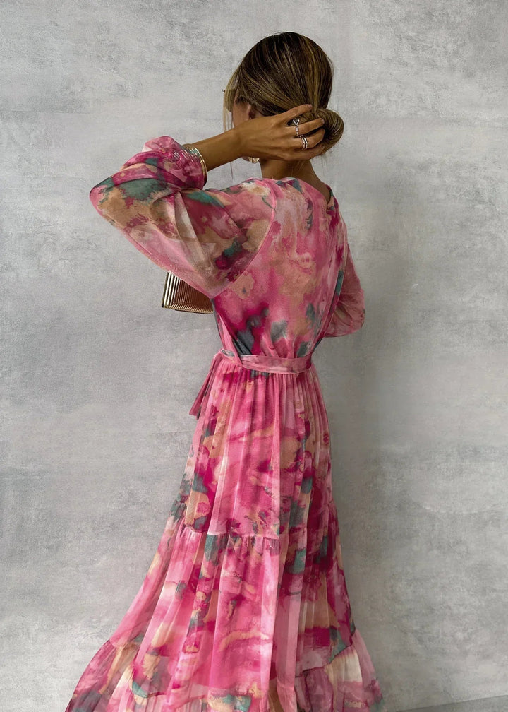 Women’s Floral Print Wrap Dress