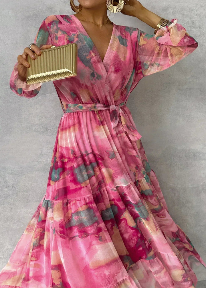 Women’s Floral Print Wrap Dress