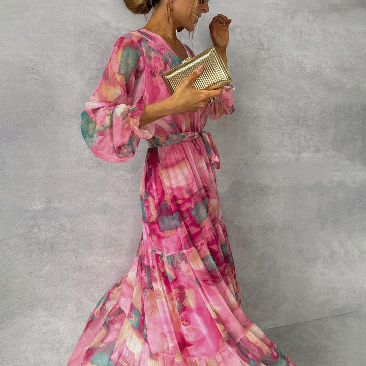 Women’s Floral Print Wrap Dress