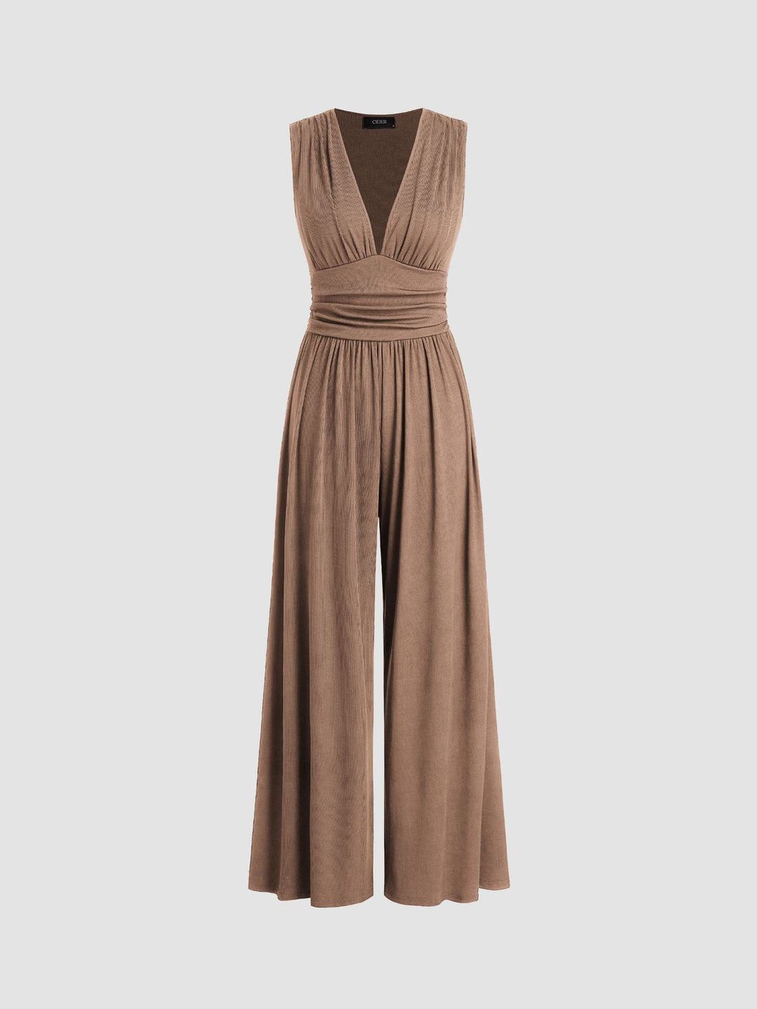 Women’s Chic Sleeveless Wide-Leg Jumpsuit