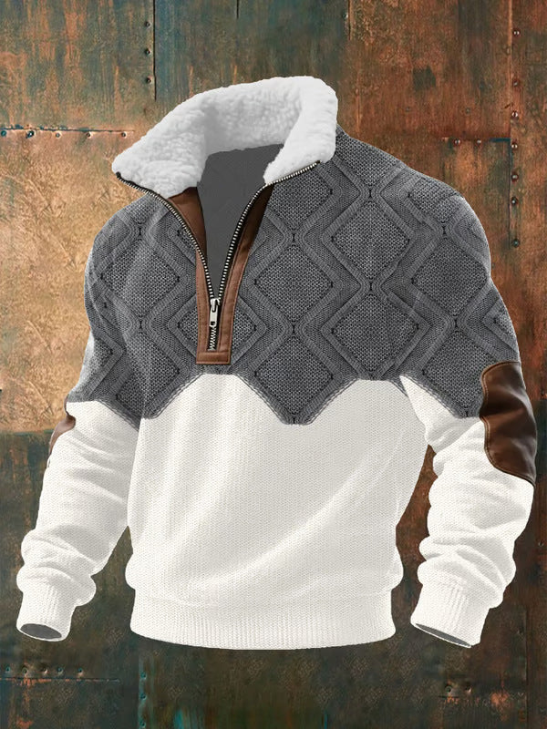 Men’s Half Zip Turtleneck Sweater