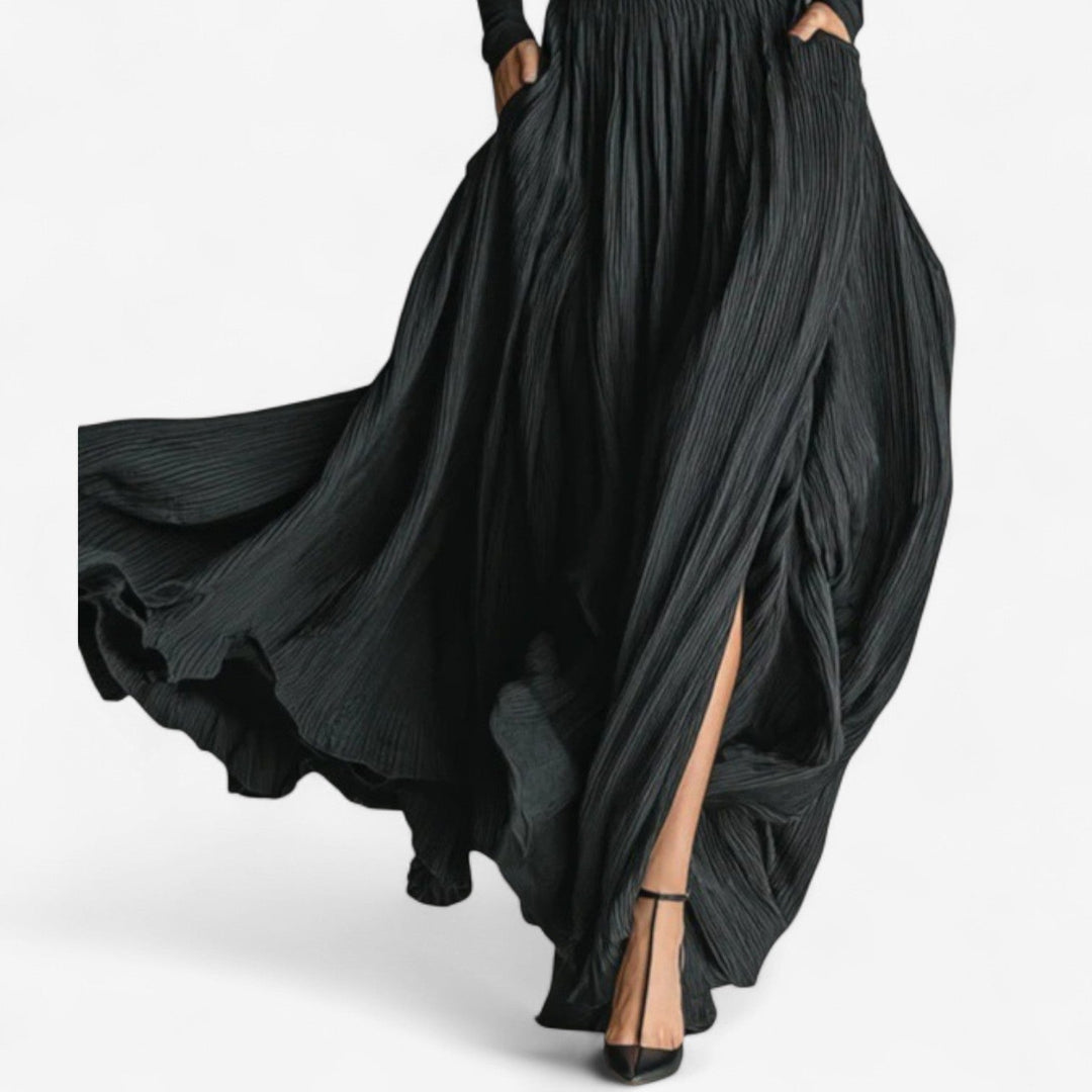 Women’s High Waist Flowy Maxi Dress