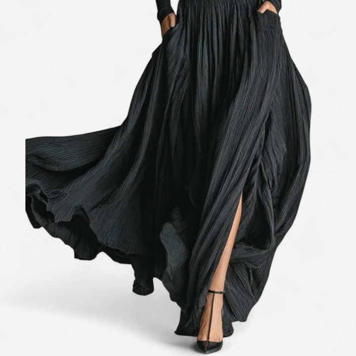 Women’s High Waist Flowy Maxi Dress