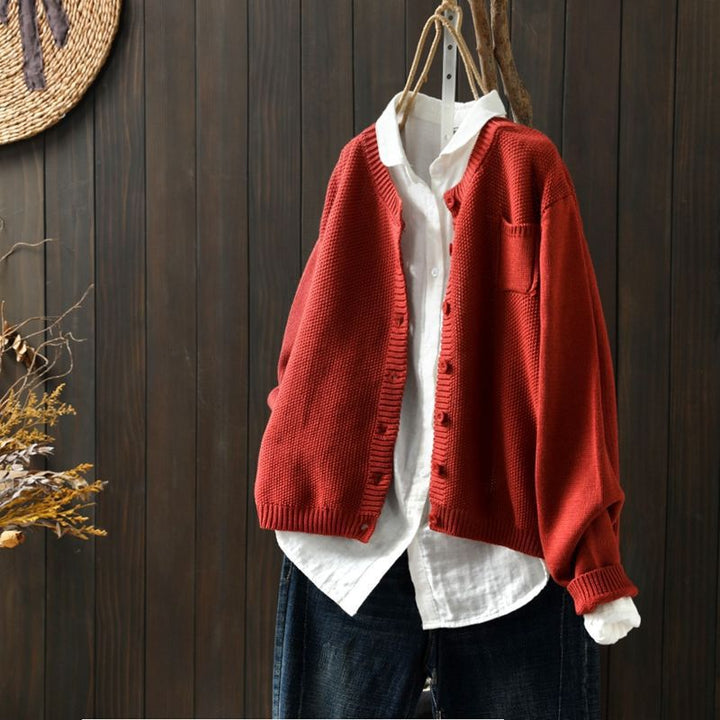 Women’s Cozy Knit Long Sleeve Cardigan