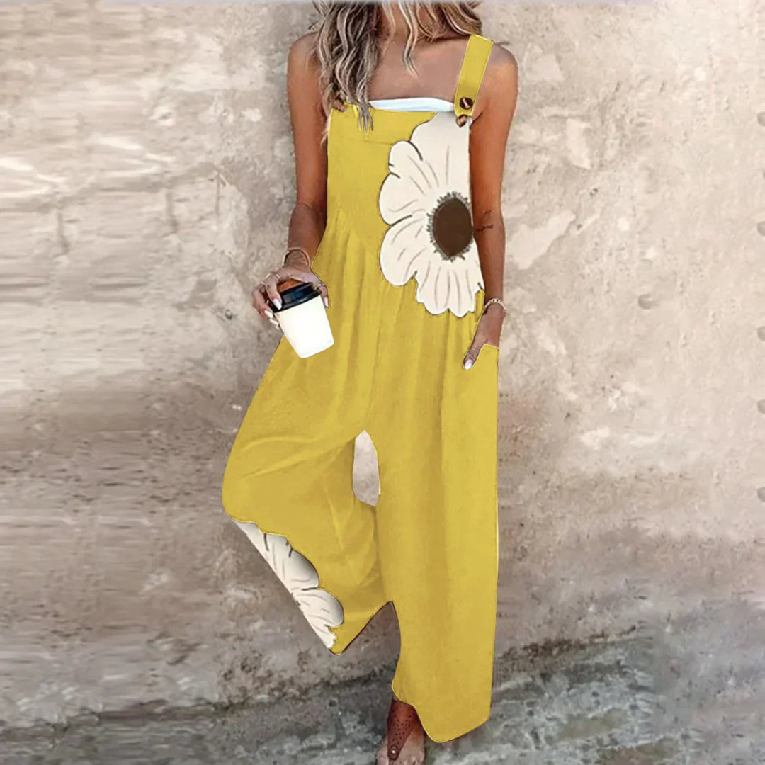 Women’s Comfortable Printed Overalls