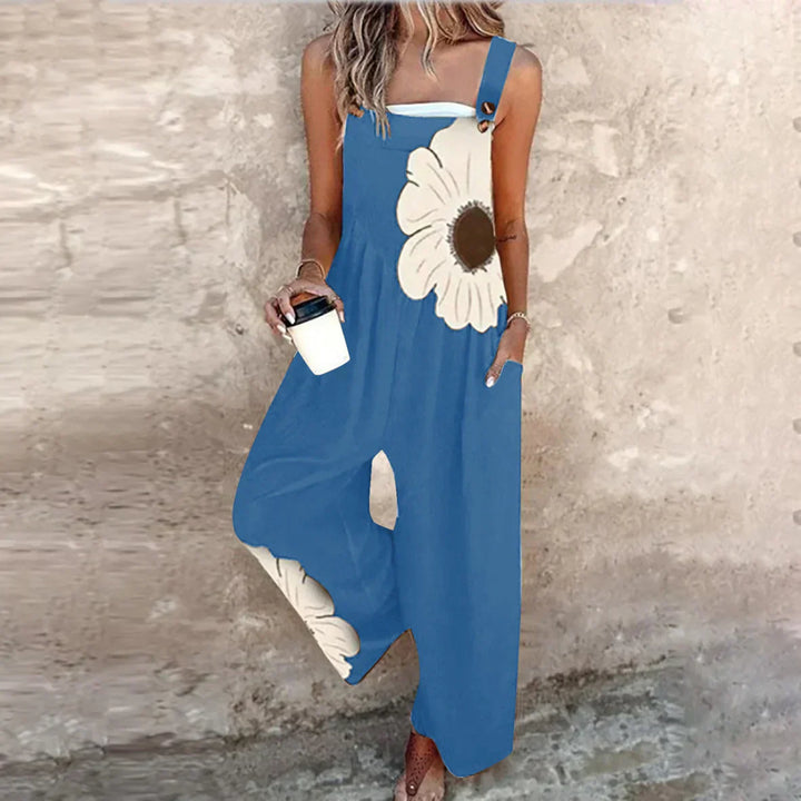 Women’s Comfortable Printed Overalls
