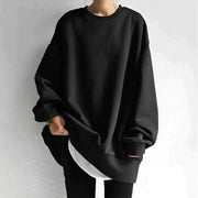 Women’s Oversized Round Neck Pullover Sweater