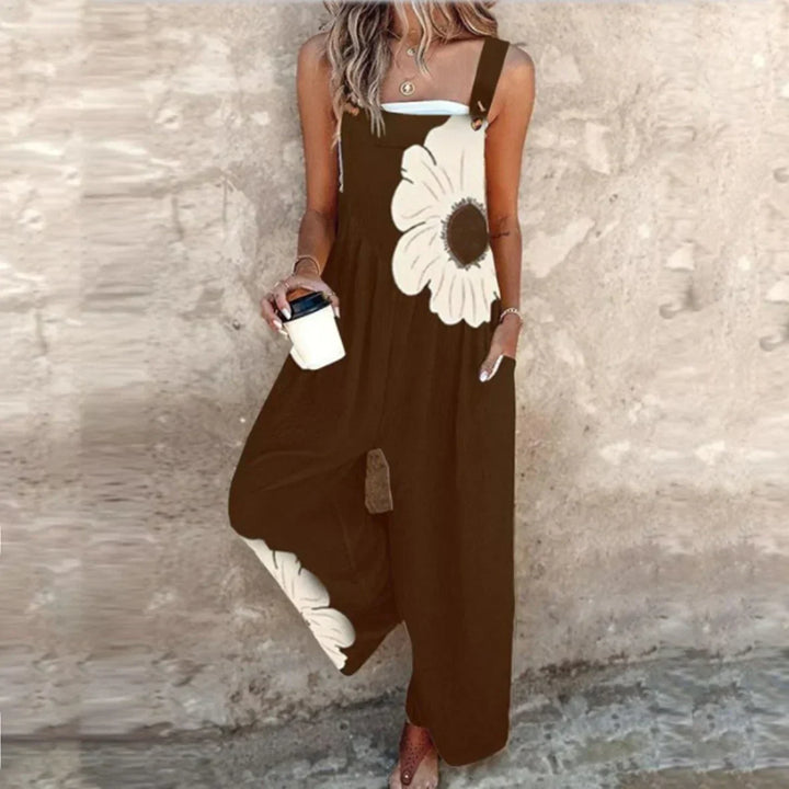 Women’s Comfortable Printed Overalls