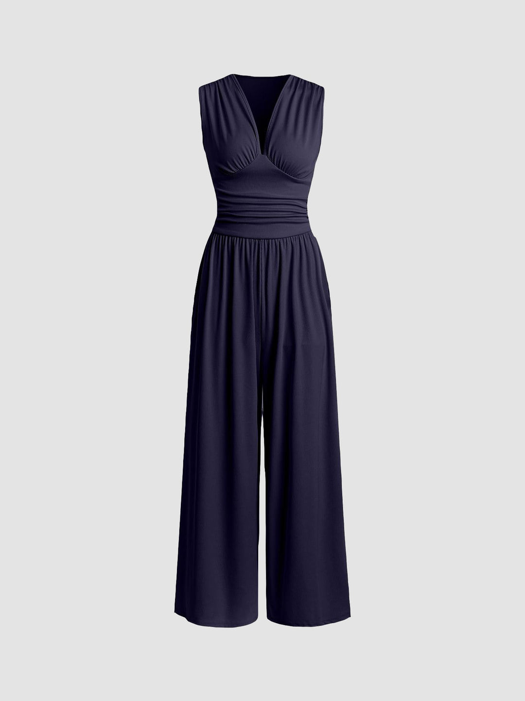 Women’s Chic Sleeveless Wide-Leg Jumpsuit