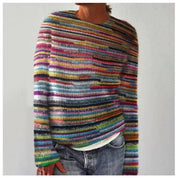 Men’s Striped Knit Pullover Sweater
