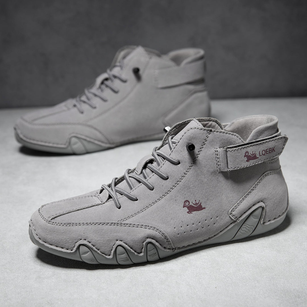 Men’s High-Top Octopus Print Casual Boots