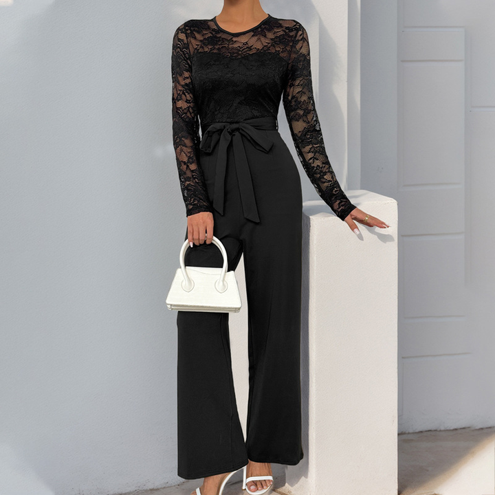 Women’s Bell Sleeve Wide Leg Jumpsuit