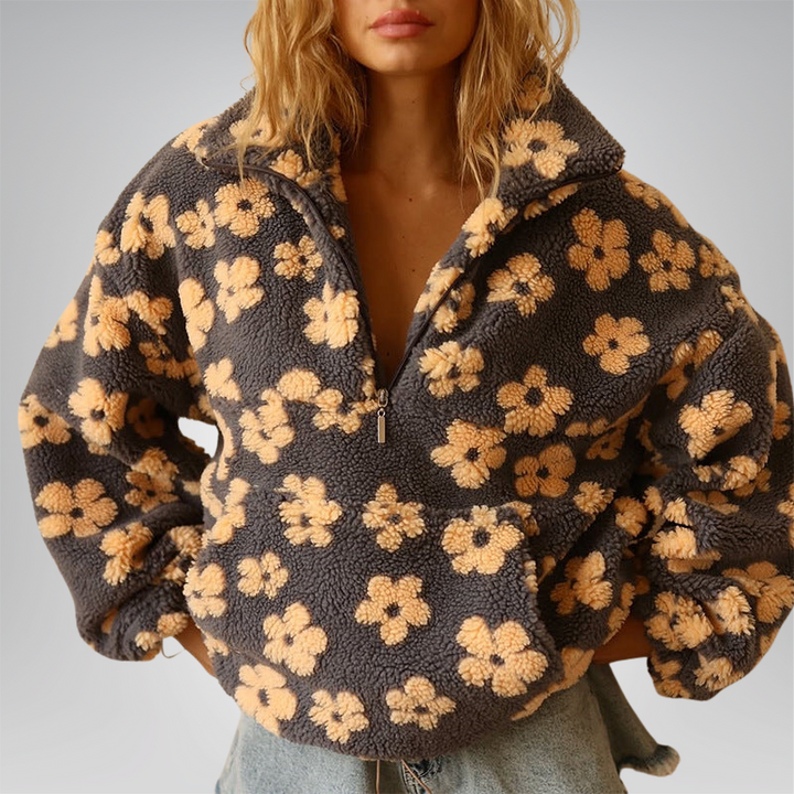 Women’s Cosy Floral Print Jumper