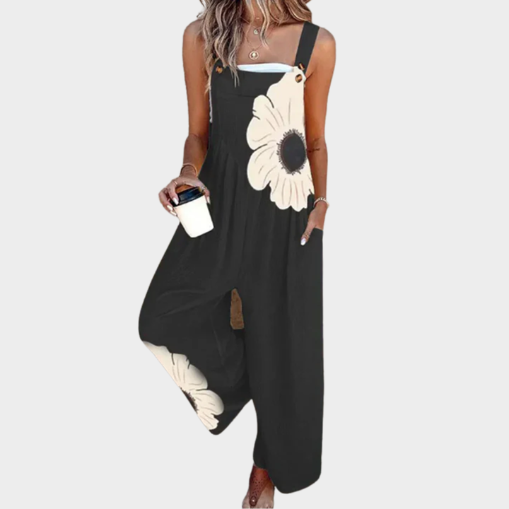 Women’s Comfortable Printed Overalls