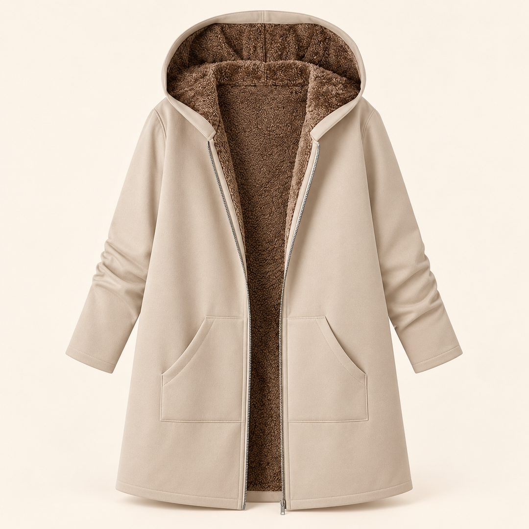 Women’s Sherpa Lined Hooded Winter Coat