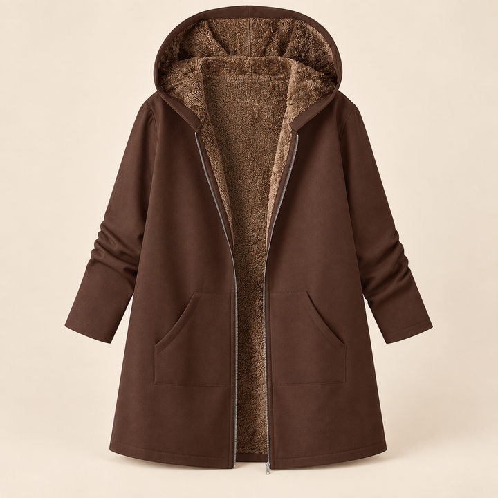 Women’s Sherpa Lined Hooded Winter Coat
