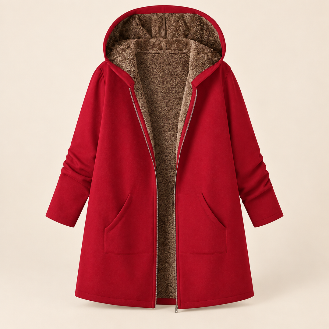 Women’s Sherpa Lined Hooded Winter Coat