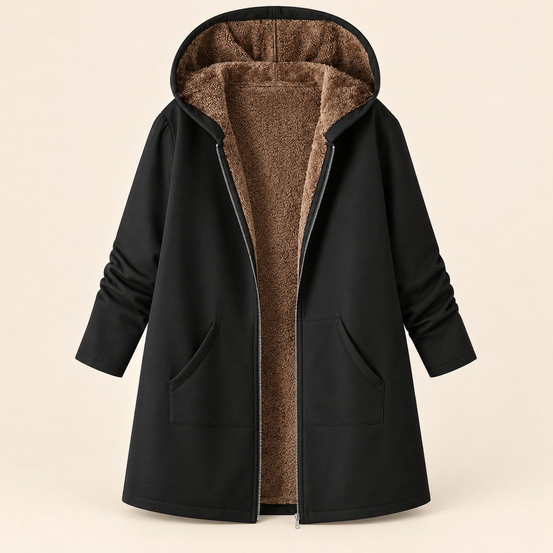 Women’s Sherpa Lined Hooded Winter Coat