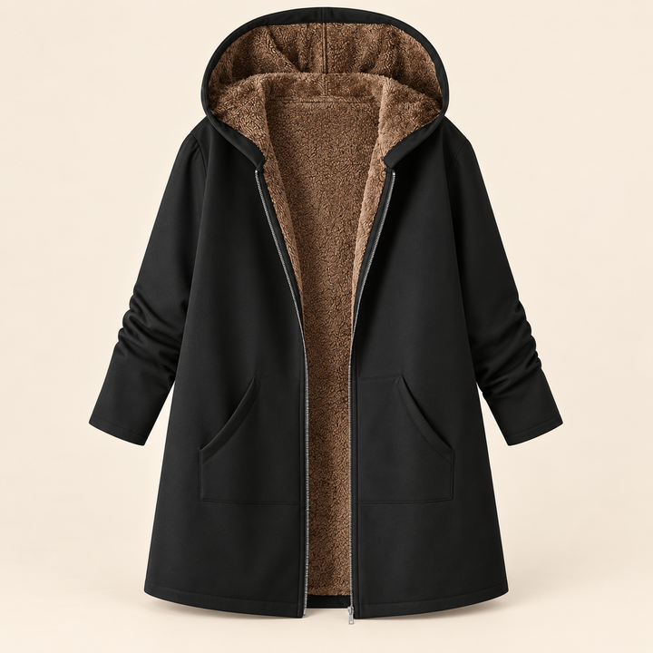 Women’s Sherpa Lined Hooded Winter Coat