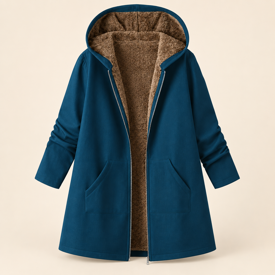 Women’s Sherpa Lined Hooded Winter Coat
