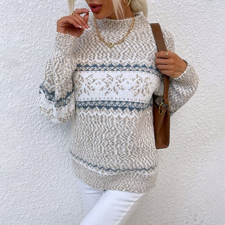 Women’s Icelandic Knit Pullover Sweater