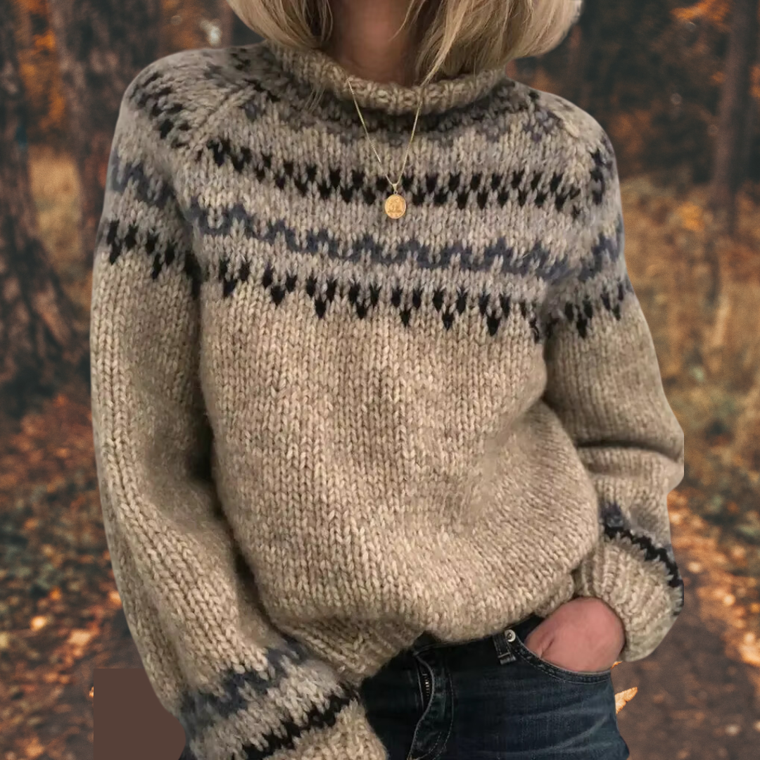 Women’s Nordic Fair Isle Knit Jumper