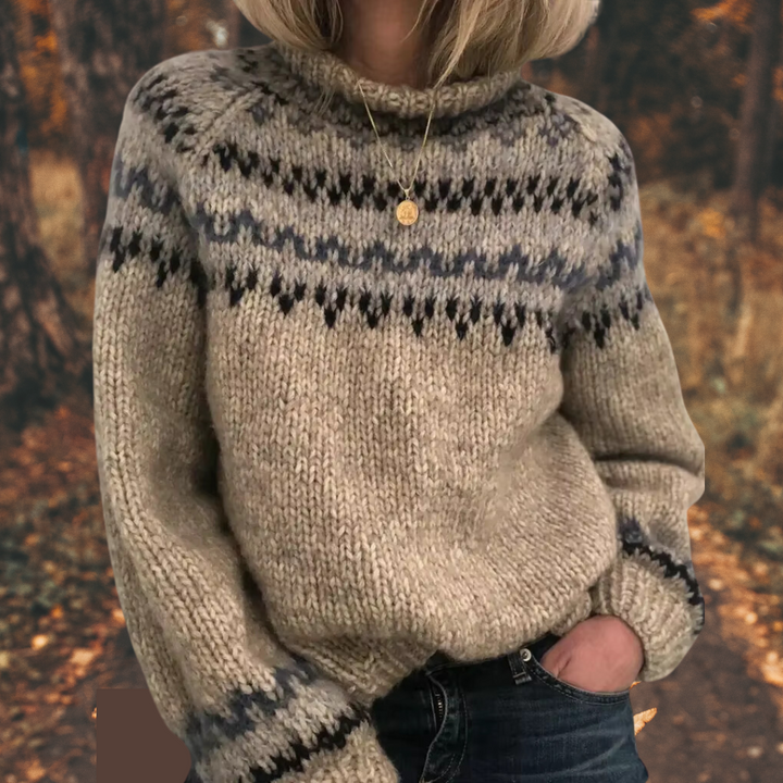 Women’s Nordic Fair Isle Knit Jumper