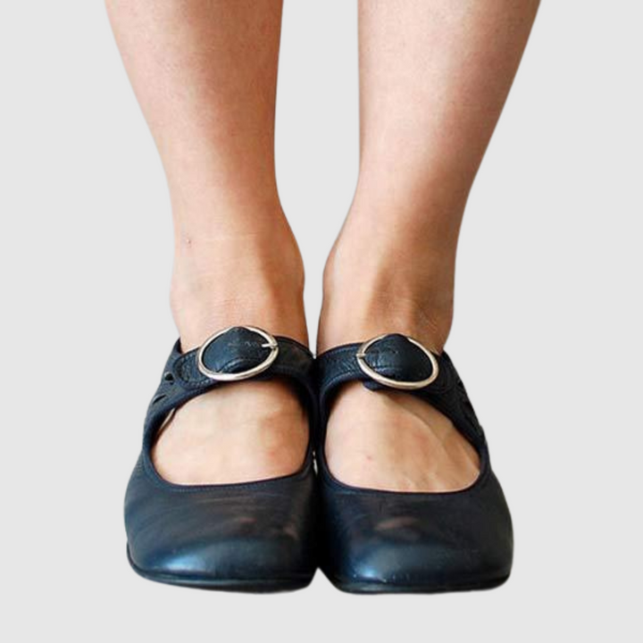 Women’s Round Toe Strap Ballet Flats