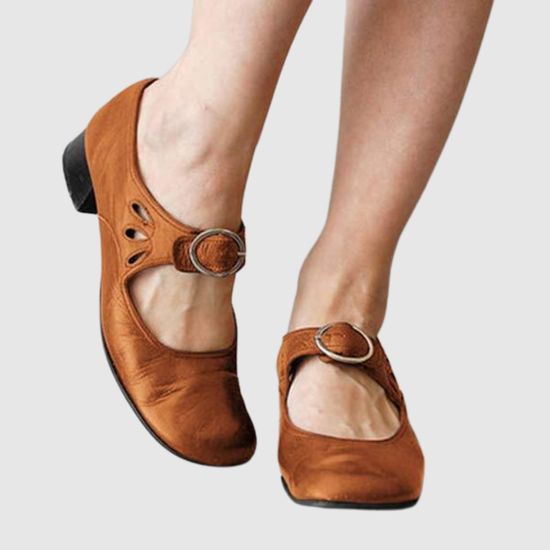 Women’s Round Toe Strap Ballet Flats