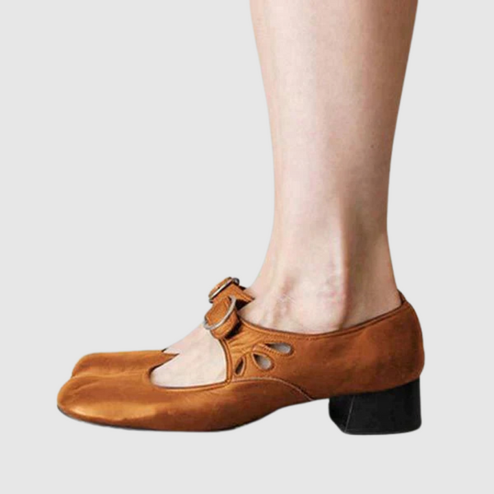 Women’s Round Toe Strap Ballet Flats