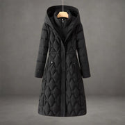 Women’s Long Quilted Hooded Winter Coat